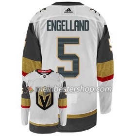 Vegas Golden Knights DERYK ENGELLAND 5 Adidas Weiß Trikot Authentic - Herren